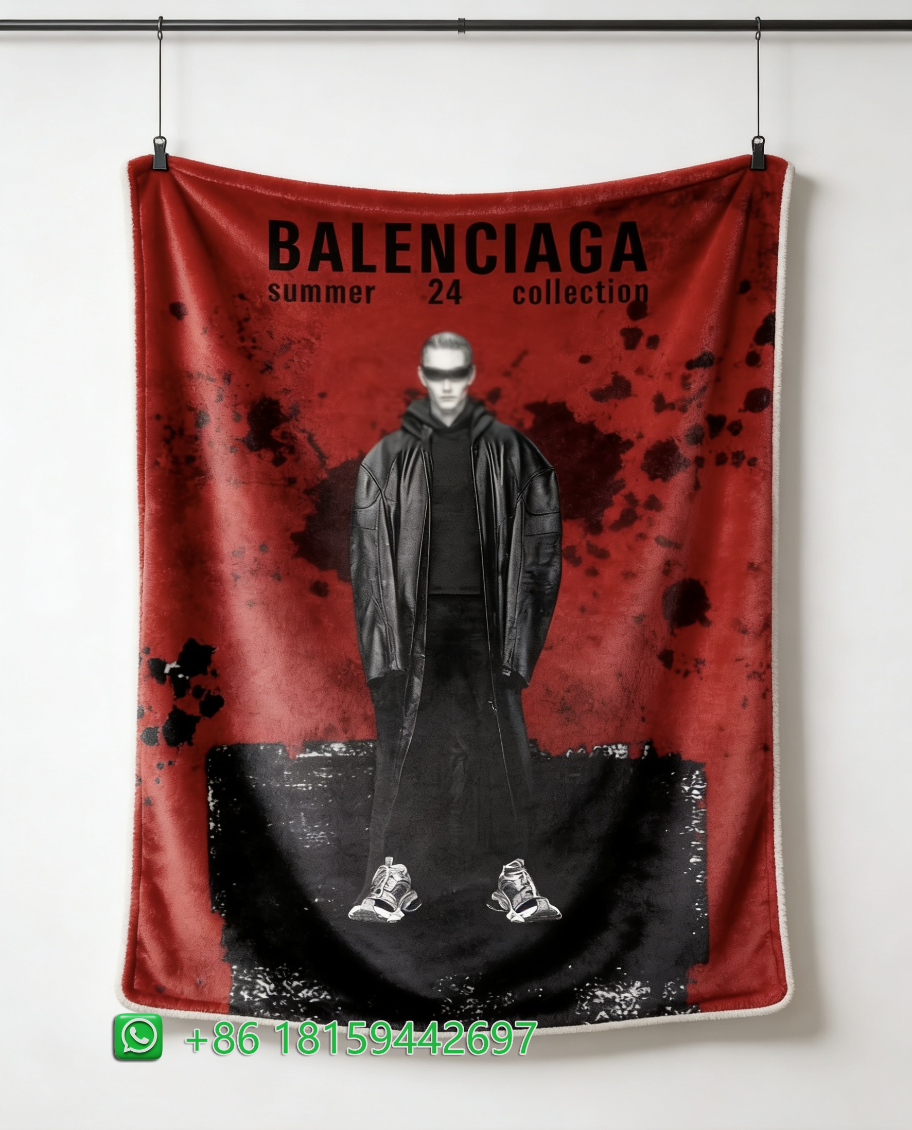 Balenciaga Throw Blankets